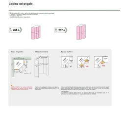 Angolo cabina armadio componibile modulare disponibile in 2 altezze e 15 colori