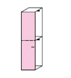 Angolo cabina armadio componibile modulare disponibile in 2 altezze e 15 colori