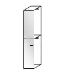 Angolo cabina armadio componibile modulare disponibile in 2 altezze e 15 colori