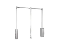 Appendiabiti per armadio Sling, disponibile in 3 misure e 3 colori in Acciaio e Tecnoplastica.