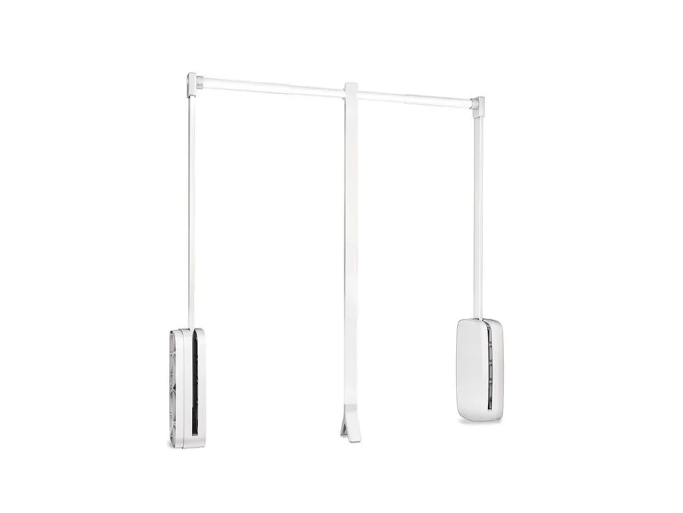 Appendiabiti per armadio Sling, disponibile in 3 misure e 3 colori in Acciaio e Tecnoplastica.