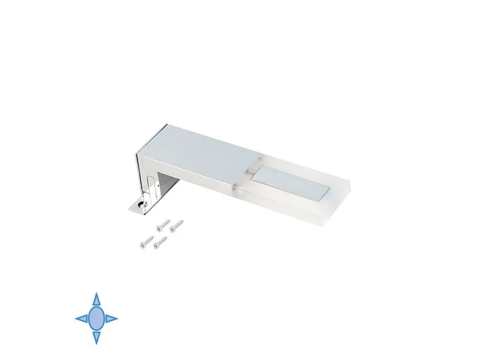 Applique LED per scpecchio da bagno Sagitarius 40 mm a luce fredda