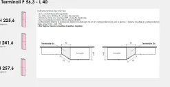 Armadio angolare con ante battenti e vano tv fisso disponibile in 3 misure e vari colori