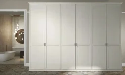 Armadio 6 ante battenti con telaio Carlotta linea Ginevra disponibile in 2 misure e vari colori