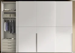 Armadio 4 ante scorrevoli Greta linea Lotto disponibile in 2 misure e 21 colorazioni