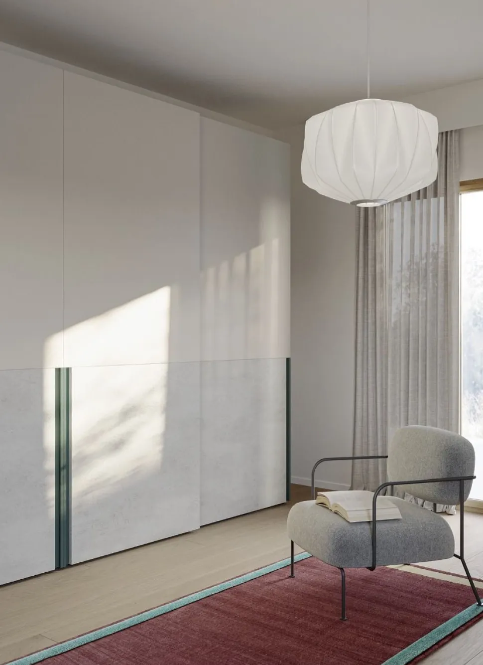 Armadio 4 ante scorrevoli Kimba linea Lotto disponibile in 6 misure e 21 colorazioni