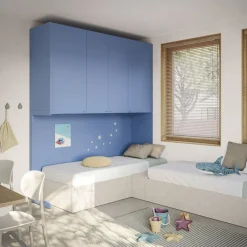 Armadio a Ponte 4 ante battenti Mark L 210 cm disponibile in vari colori