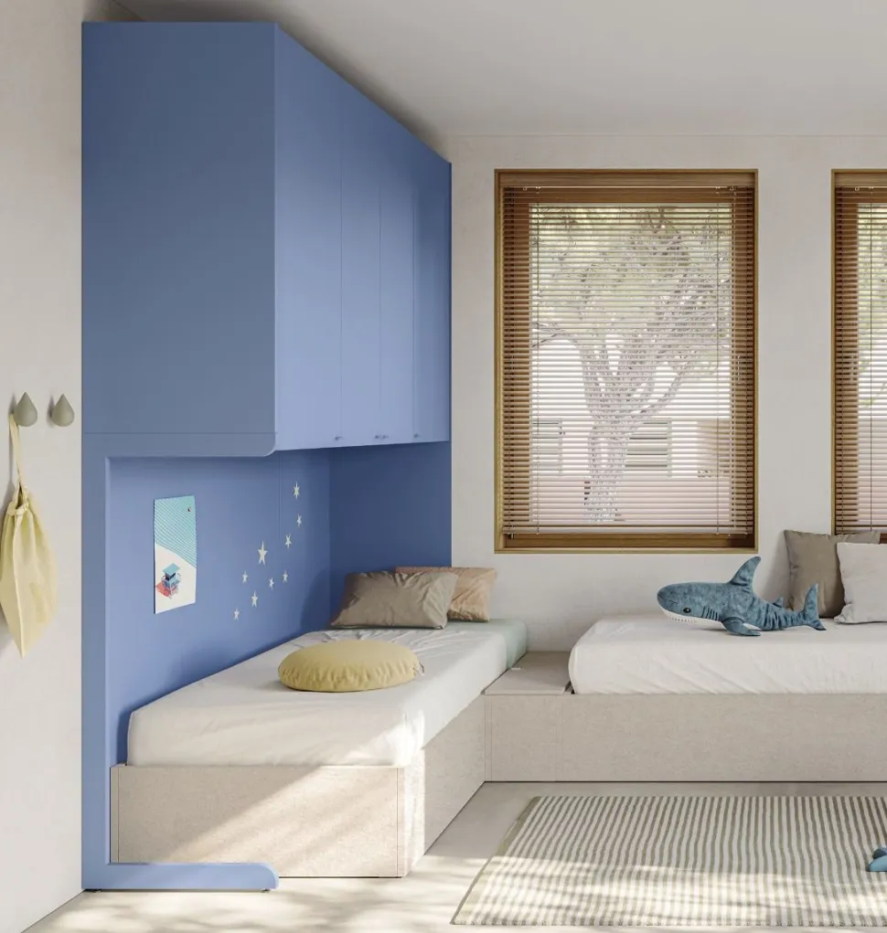 Armadio a Ponte 4 ante battenti Mark L 210 cm disponibile in vari colori