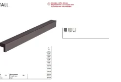 Armadio a ponte 7 ante battenti con maniglia a tutta altezza Claudia linea Volo disponibile in 15 colori