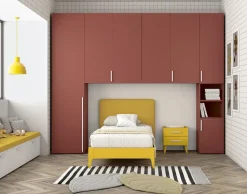 Armadio a Ponte con ante a soffietto disponibile in 2 misure e vari colori