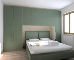 Armadio a ponte L 354 cm Verde Garda in 20 colori disponibili
