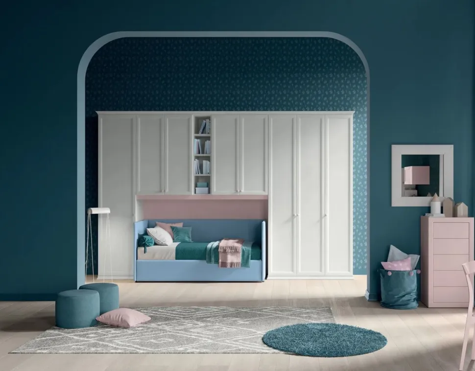 Armadio a ponte Matilde linea Omega disponibile in vari colori