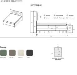 Armadio a ponte moderno con maniglie a gola finitura Cashmere Serie Cheriè