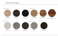 Armadio battente componibile con maniglia a tutta altezza integrata Dora disponibile in varie misure e colori