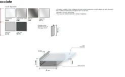 Armadio battente componibile con 4 ante in vetro e telaio in alluminio disponibile in 2 misure e vari colori