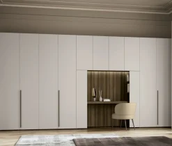 Armadio con consolle 10 ante battenti linea Lotto disponibile in 2 misure e 20 colorazioni