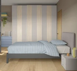 Armadio Milton 3 ante scorrevoli linea Airone disponibile in 3 altezze
