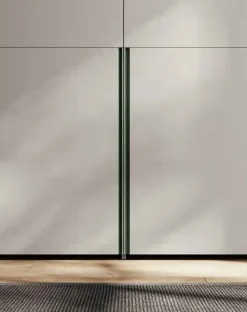 Armadio moderno 4 ante scorrevoli Moka e Argilla disponibile in vari colori
