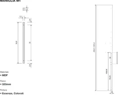 Armadio moderno con angolo a specchio finitura Bianco Opaco con 7 ante battenti disponibile in 2 misure e vari colori
