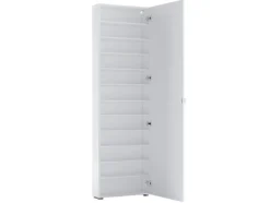 Armadio Scarpiera stretta 1 anta battente Fit in finitura Bianco Lucido
