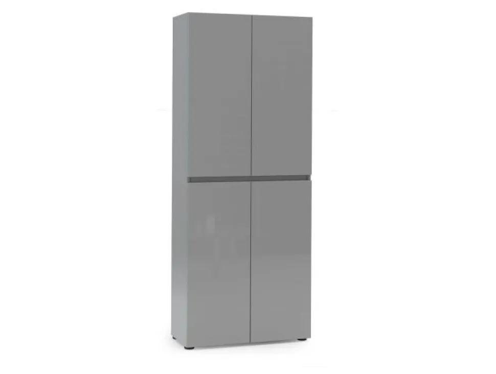 Armadio scarpiera stretta 4 ante battenti Master disponibile in 2 colori