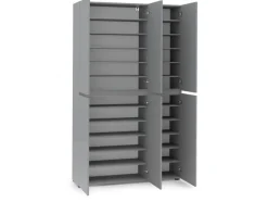 Armadio scarpiera stretta 6 ante battenti Master disponibile in 2 colori