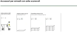 Armadio Scorrevole 3 ante con specchio Free disponibile in 2 misure e 15 colorazioni