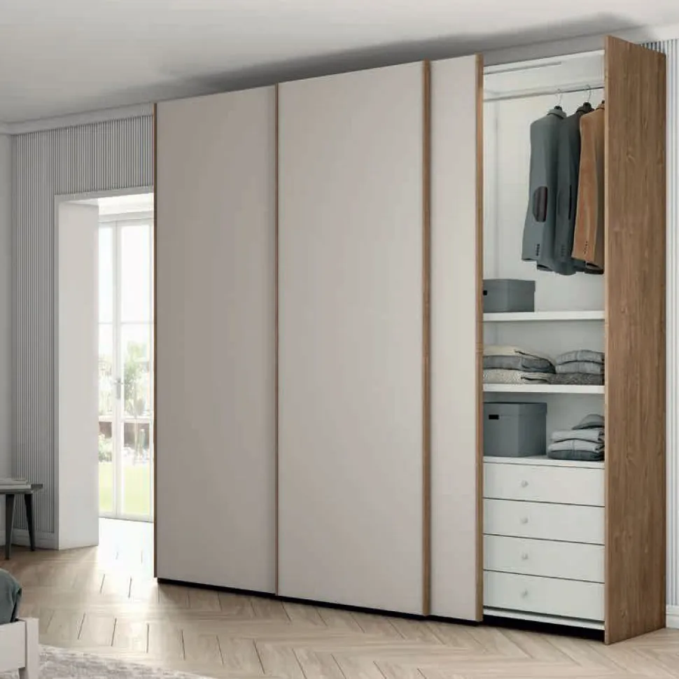 Armadio Scorrevole 3 ante Free disponibile in 2 misure e 15 colorazioni