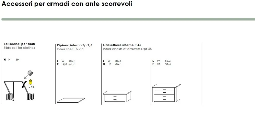 Armadio Scorrevole 3 ante Free personalizzabile con grafica
