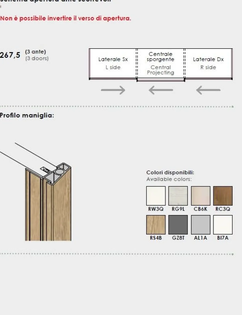 Armadio Scorrevole 3 ante Free personalizzabile con grafica