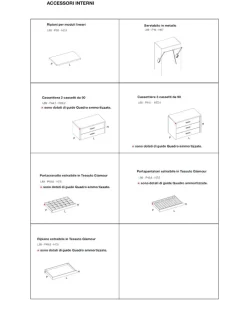 Armadio scorrevole moderno finitura Orzo con 3 ante e maniglia in alluminio Amanda disponibile in 2 misure e vari colori