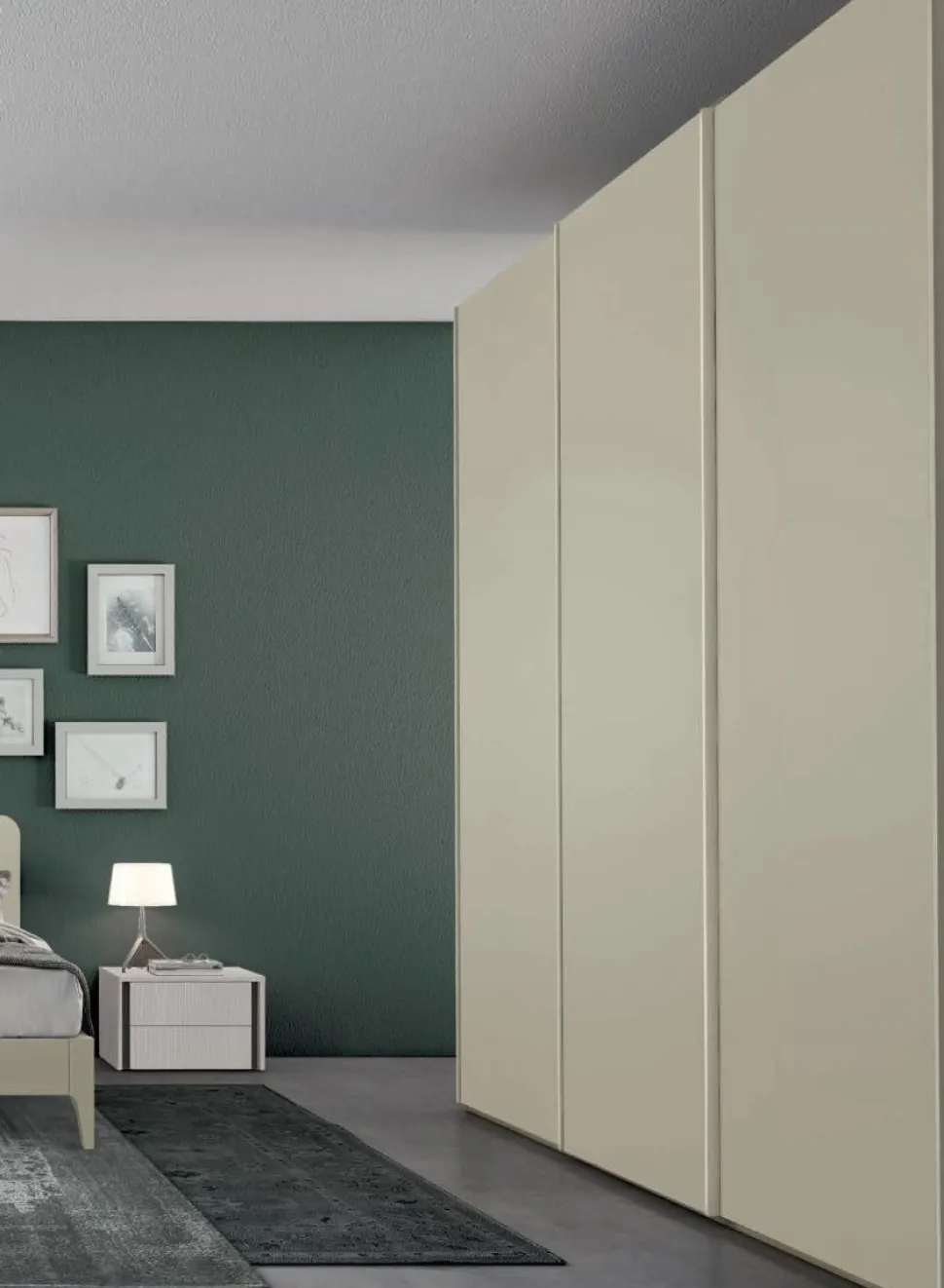 Armadio Silk 3 ante scorrevoli linea Lotto disponibile in 21 colorazioni