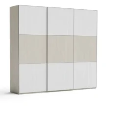 Armadio Woody 3 ante linea Fly finitura Frassino Nuvola e Cenere wood