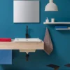Bagno Aris finitura Olmo e Baltico Opaco