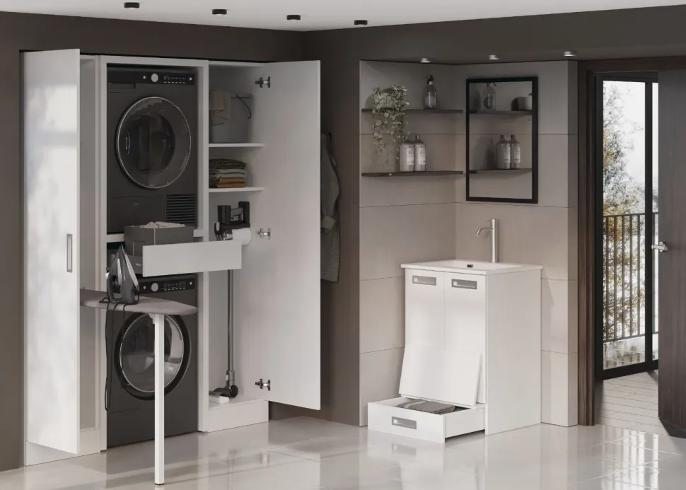 Bagno Nanco+ 2 ante e 1 cassettone disponibile in vari colori