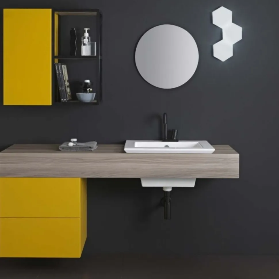 Bagno sospeso Aron disponibile in vari colori