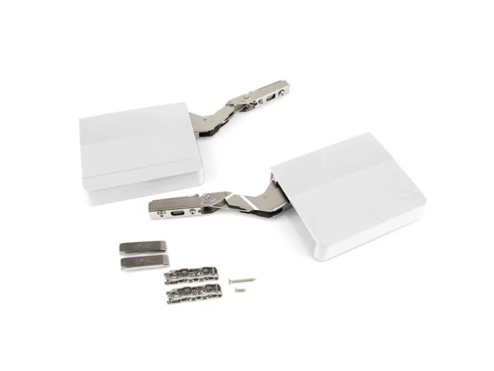 Braccetto Agile Smart elevabile, 480 - 1250, Plastica bianca, Acciaio e Tecnoplastica.