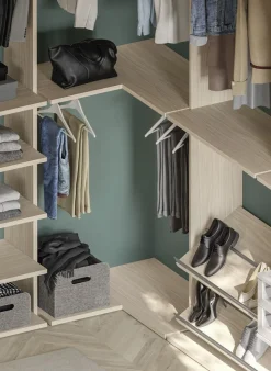 Cabina Armadio componibile con schienale Aldo disponibile in 3 altezze e 26 colori