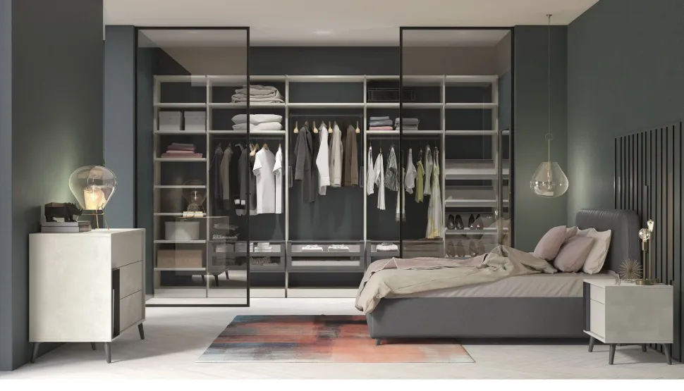 Cabina Armadio componibile e modulare Roma disponibile in 3 altezze e 26 colori