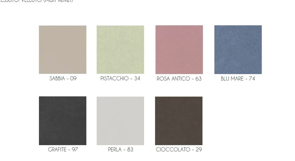 Camera matrimoniale con armadio battente Manuel linea Chèrie in finitura Cashmere e Rovere Mercure