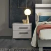 Camera matrimoniale Lavinia linea Domino finitura Calce