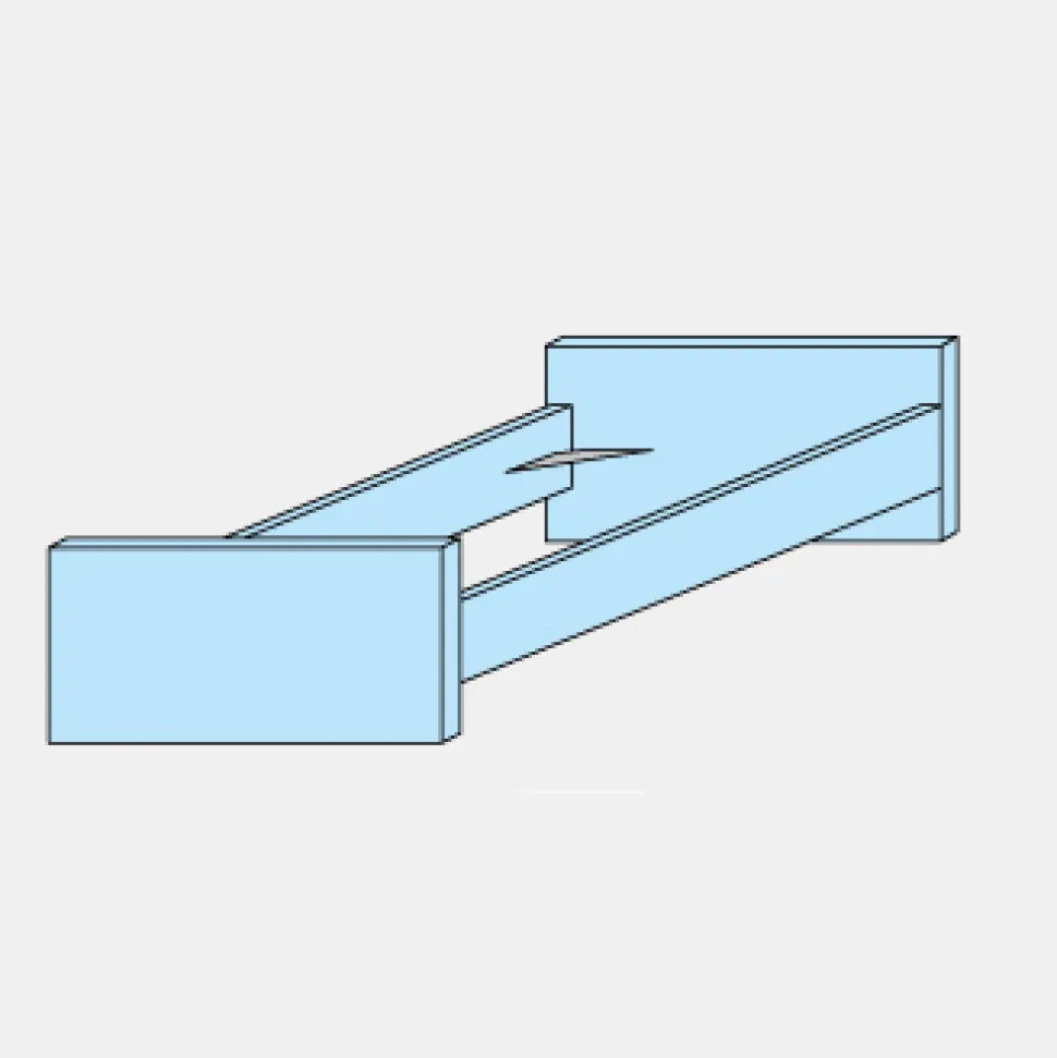 Cameretta a Ponte H 197/229/261cm