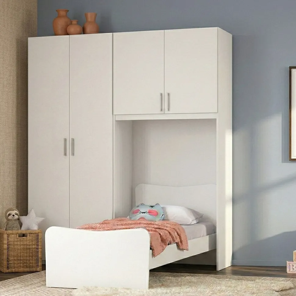 Cameretta a Ponte Melissa 4 ante L 211 cm componibile 15 colorazioni
