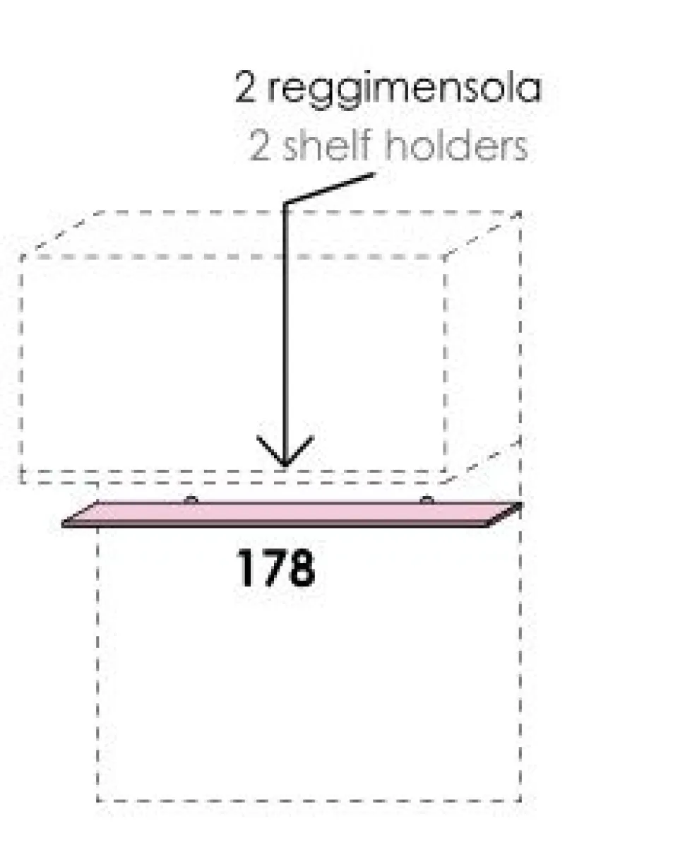 Cameretta a Ponte Melissa 2 L 270 cm 15 colorazioni