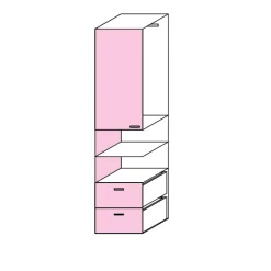Cameretta a Ponte Melissa L 420 cm 15 colorazioni