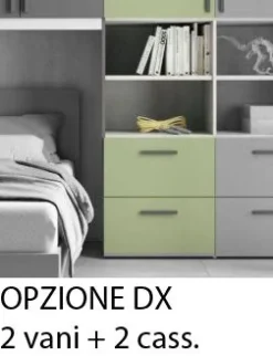 Cameretta a Ponte Melissa L 330 cm 15 colorazioni