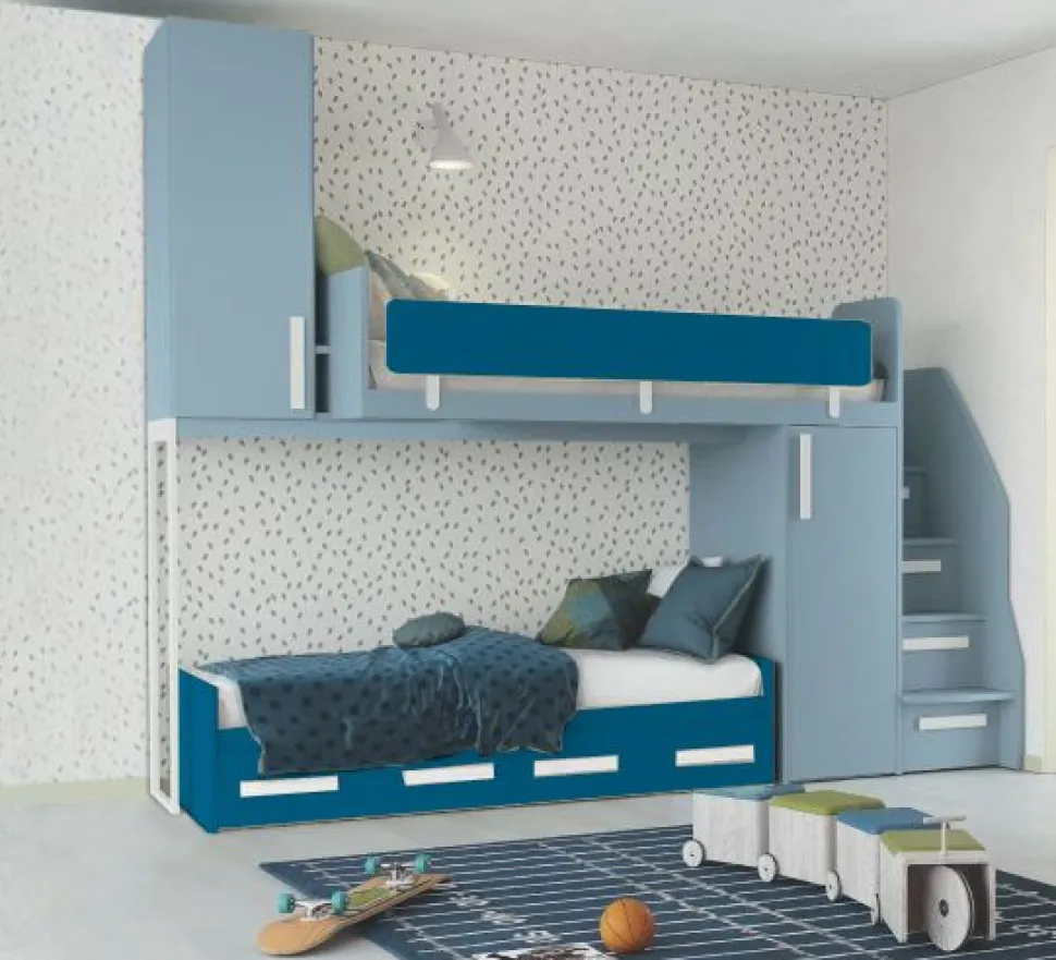 Cameretta a Soppalco Ester L305cm 15 colorazioni
