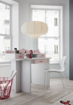 Cameretta completa Alexandra linea Sitter finitura Nuvola Frassino e Rosantico