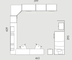 Cameretta completa Arcadia linea Airone