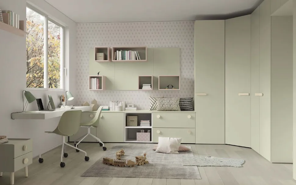 Cameretta completa Arcadia linea Airone